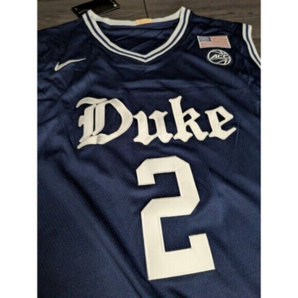 Cooper Flagg #2 Duke Dark Blue Devils Elite Stitched Jersey - Picture 4 of 5